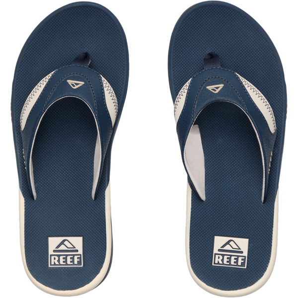 2026 Reef Mens Fanning Sandals CJ9043 - Navy / Oat